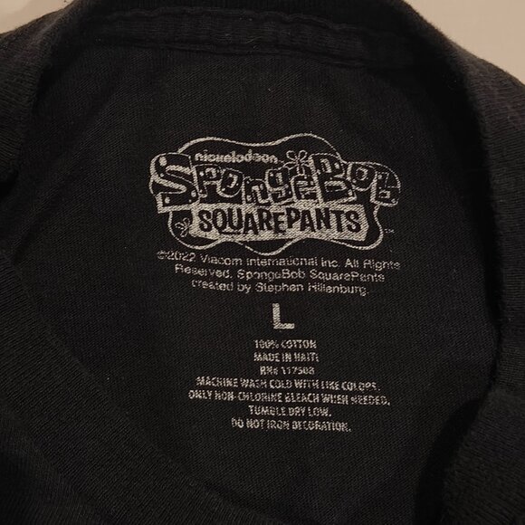 SpongeBob SquarePants T-Shirt Men's L Official Licensed Characters Graphic - Picture 4 of 7